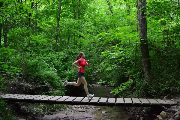 running-forest