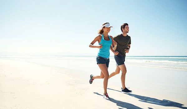 running-beach